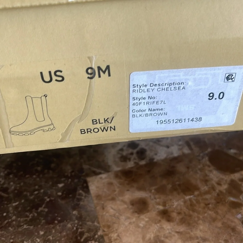 MICHAEL MICHAEL KORS Womens Black Back Pull-Tab Ridley Leather Chelsea size 9 - Picture 10 of 10